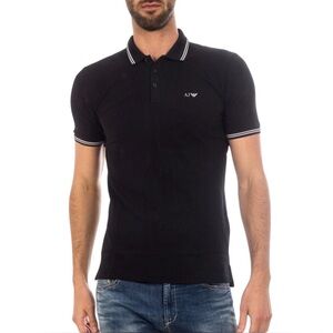 Armani Jeans AJ Polo Shirt Cotton in Black Men’s Size Small